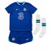 Chelsea Christian Pulisic #10 kläder Barn 2022-23 Hemmatröja Kortärmad (+ korta byxor)